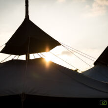 Abendsonne über einer Jurte. Aussagekräftige Fotos von LS Photographie - Sebastian Lehmann für die Pfadfinder vom BdP LV NRW e.V.