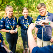 Learning by doing ist eine der wichtigsten Regeln bei den Pfadfindern Aussagekräftige Imagebilder von LS Photographie - Sebastian Lehmann für die Pfadfinder vom BdP LV NRW e.V.